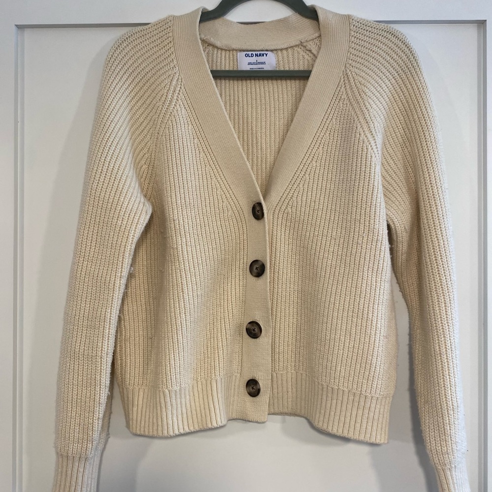 Shaker-Stitch Cardigan